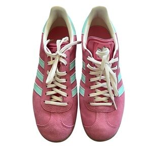 Adidas Gazelle Bliss Pink Clear Mint Womens US 8